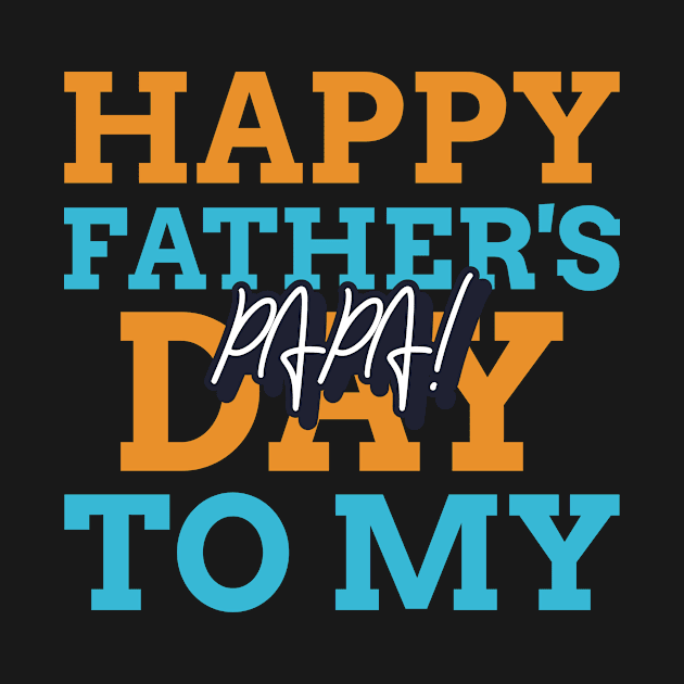 Happy Fathers Day - World's Best Dad by Rachel Garcia Designs