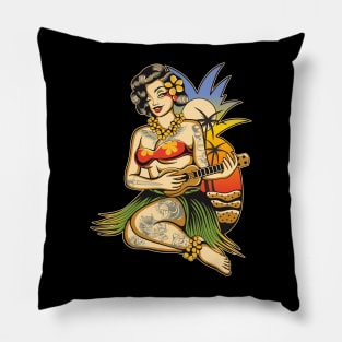 Hawaiian girl Pillow