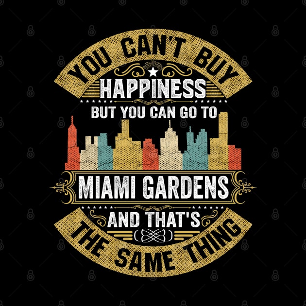 Miami Gardens City Florida  State USA Flag Native American by BestSellerDesign