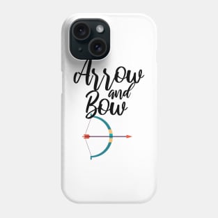 Archery arrow and bow Phone Case