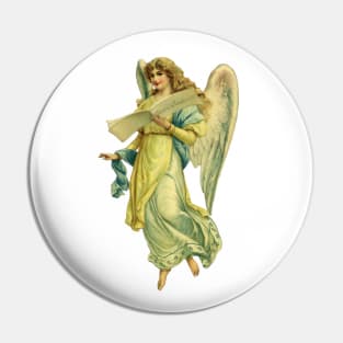 Vintage Victorian Christmas Angel Pin