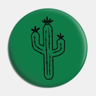 Plant Cactus Desert Fan Art Pin