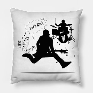 Let's Rock Band Pillow