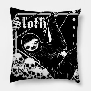 7 sins: Goth Sloth Pillow