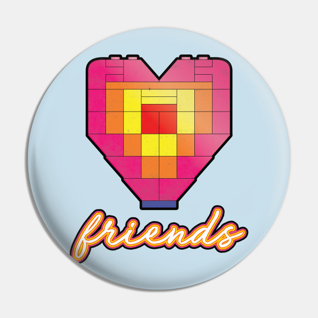 Lego Movie 2 Heart Friends Lego Movie 2 Pin TeePublic