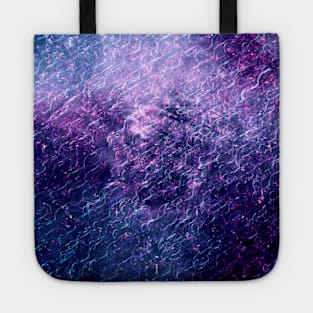 Blue purple swirls Tote