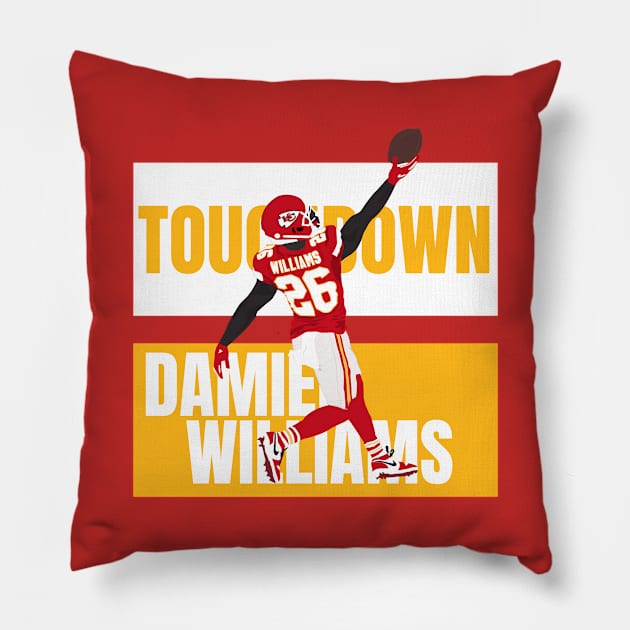 Chiefs Pillow by FootballBum