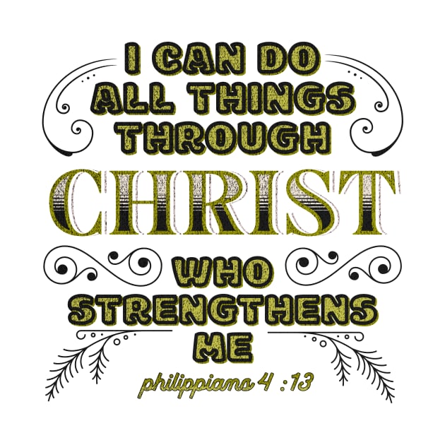 I can do all things through Christ by Skybluedesign