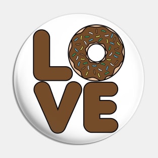 Love Donut Chocolate Pin