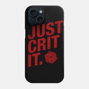 DND Just Crit It Phone Case