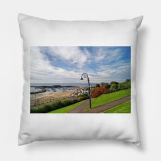 Lyme Regis Harbour from Langmoor Gardens Pillow