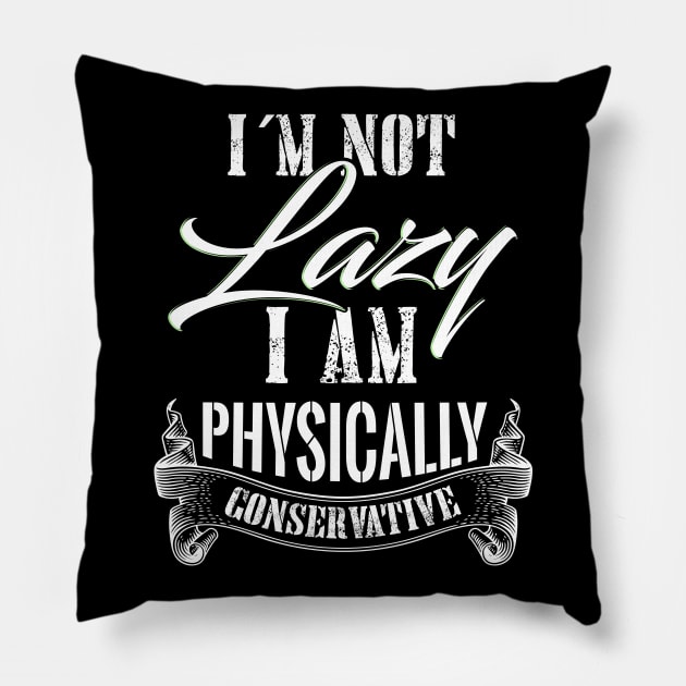 I´m not Lazy Pillow by Dojaja