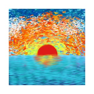 sunset / sunrise sea T-Shirt