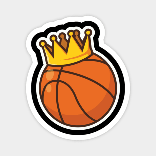 Basketball King Crown Magnet