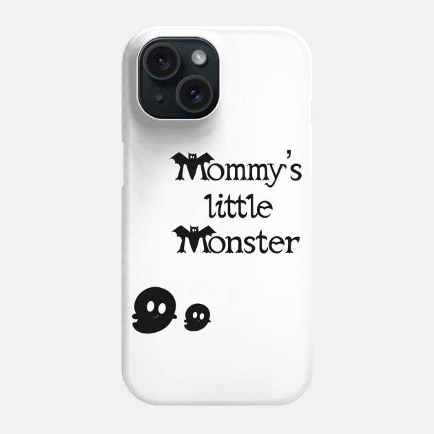 Halloween face mask, mommy’s little monster, haloween face mask for kids, funny Halloween Phone Case by PrimeStore