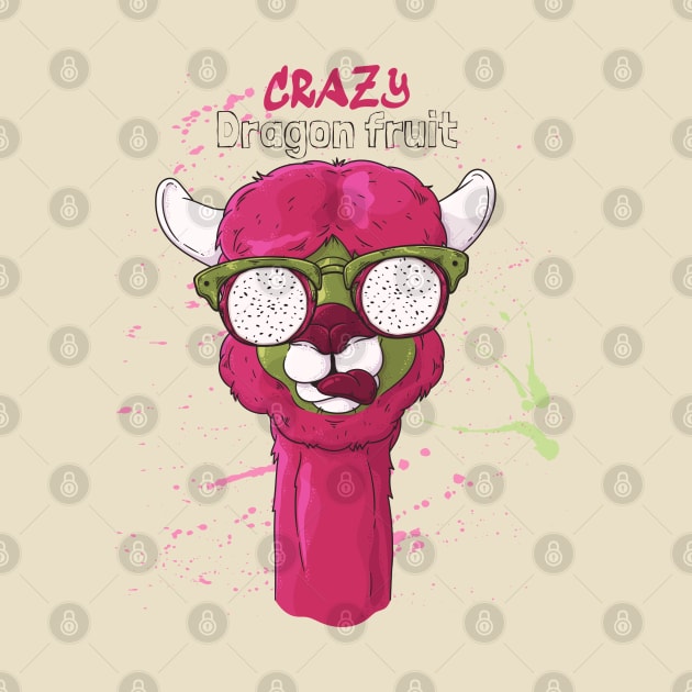 lama crazy dragon fruit by Mako Design 