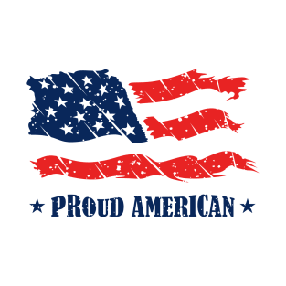 Proud American Flag T-Shirt