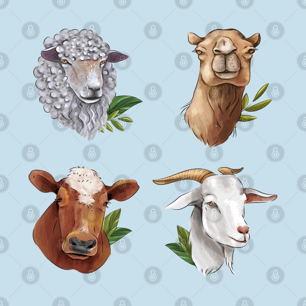 Eid al Adha Animals by Mako Design 