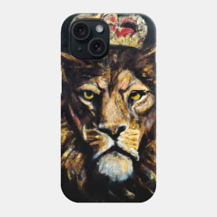 Lion with Crown Phone Case