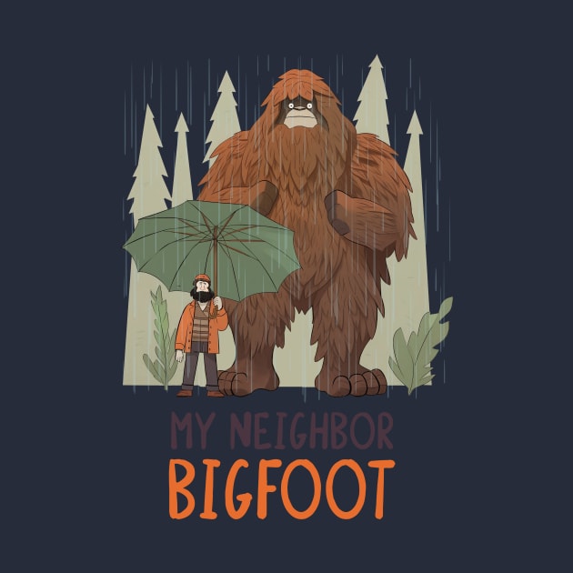 my neighbour Bigfoot by WOAT