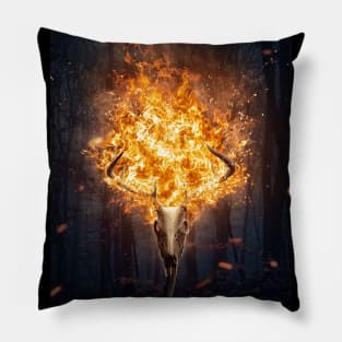 Fire night Pillow