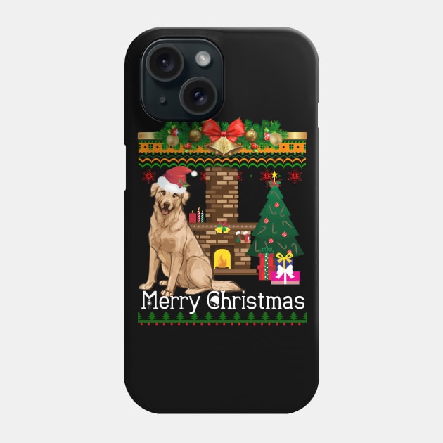 Ugly Christmas Sweater LABRADOR Phone Case by LaurieAndrew