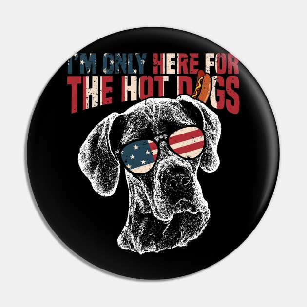 Great Dane Shirt Funny 4th of July Pup Tee Pin by Madfido