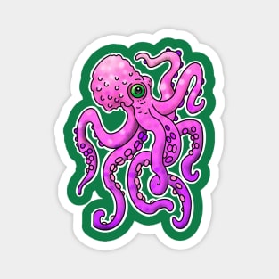 Cute pink octopus design Magnet