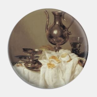 Nature Morte a l'aiguiere by Willem Claeszoon Heda Pin