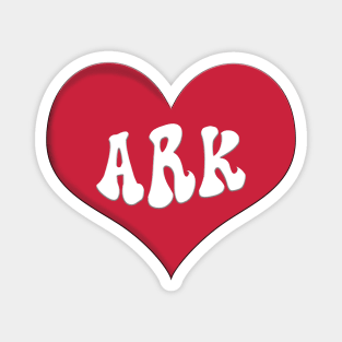 Ark Heart - Arkansas Lover Design Magnet