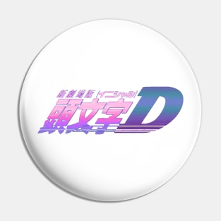 Initial D logo Pin