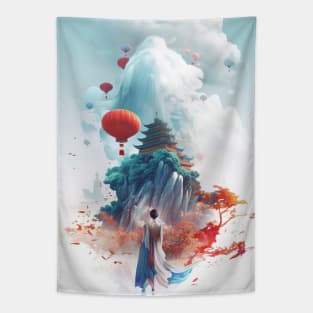 Chinese Fantasy Tapestry