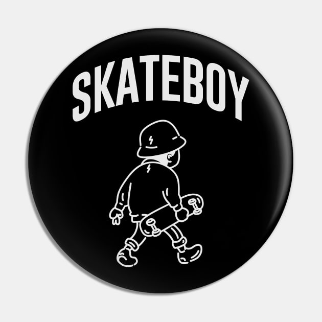 SKATEBOY Pin by Vixie Hattori