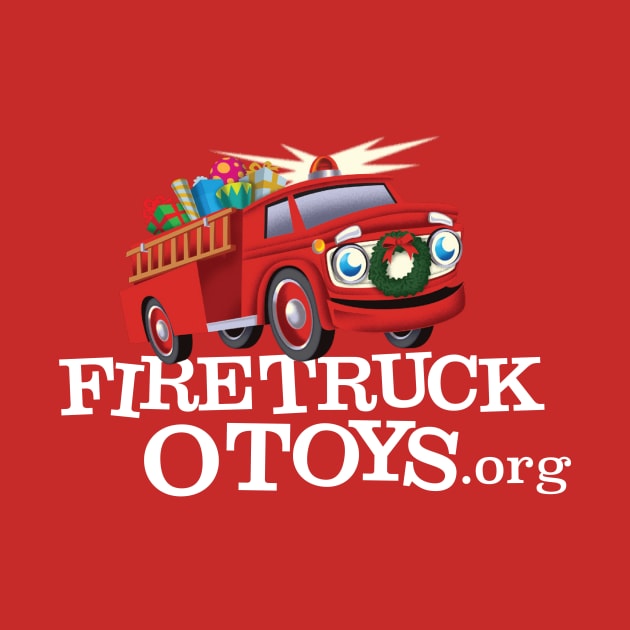 Fire Truck O' Toys Full color logo white type by BoxingBiscotti