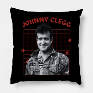 Johnny clegg --- 70s aesthetic Pillow