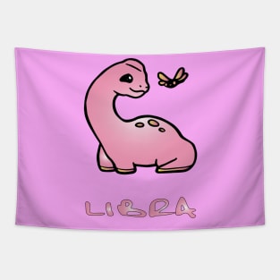 libra dinosaur baby Tapestry