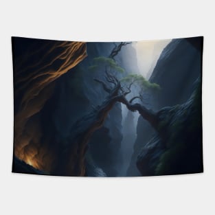 Mystic Luminous Enigma Tapestry