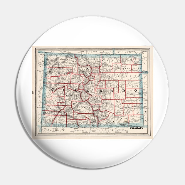 Colorado Counties Map (1893) Pin by Bravuramedia