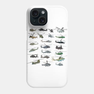 Modern Military Helicopters Phone Case