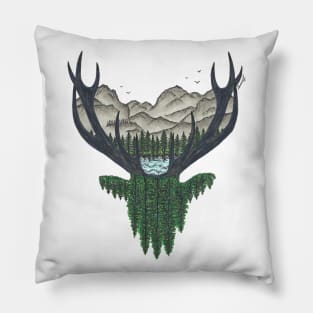 Forest Deer Pillow