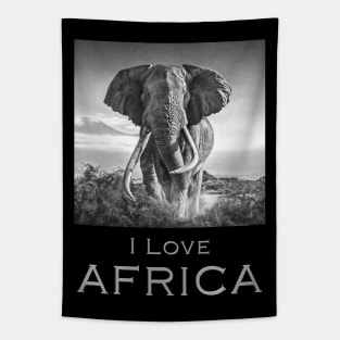 I LOVE AFRICA Tapestry