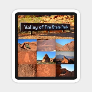 Valley of Fire State Park Nevada poster work A Magnet