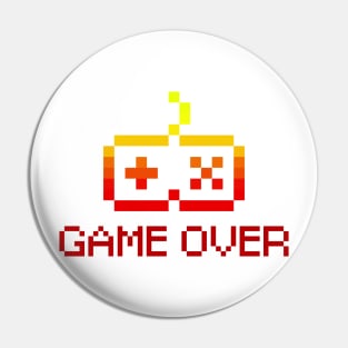 Game Over Pixel Pin