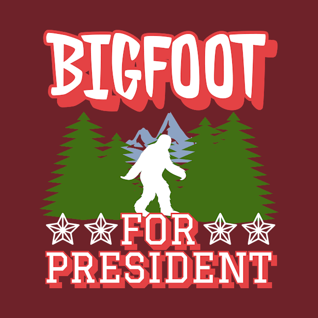 Bigfoot For President by narekmug