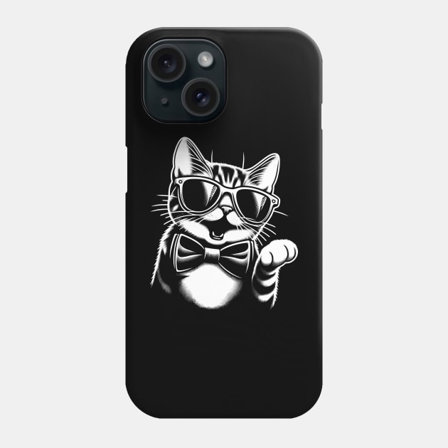 Thoughtful Cat Let Me Interject Phone Case by Xeire