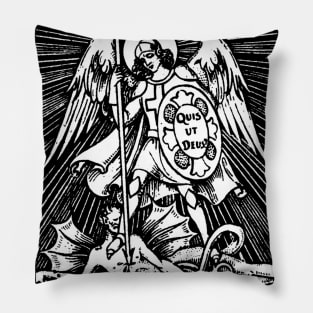 Saint Michael the Archangel: Protect us in Battle Pillow