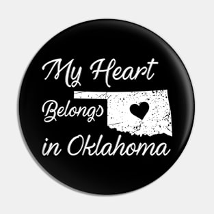 My Heart Belongs in Oklahoma Pin