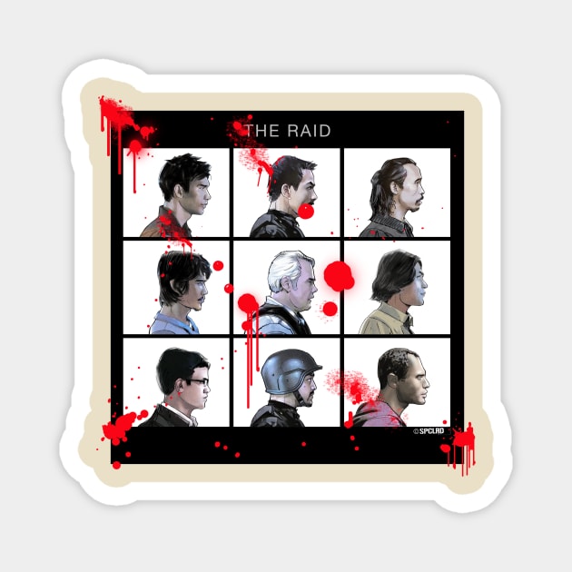 The Raid Blood Edition Magnet by spacelord