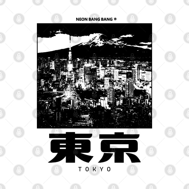 Tokyo Japan - White by Neon Bang Bang