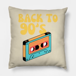 back to 90s Pillow